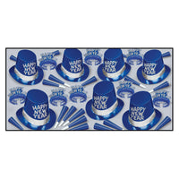 Beistle Blue Ice New Year's Eve Party Kit for 50 People