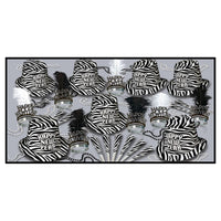 Beistle Zebra Print New Year's Eve Party Kit for 50 People