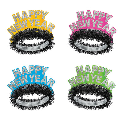 Beistle New Year's Eve Neon Tiara