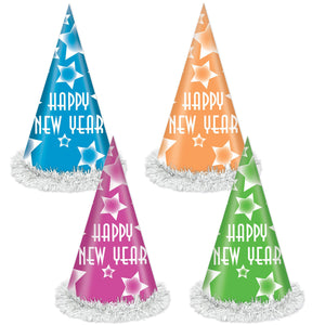 Beistle Happy New Year Party Hats (25 per Box) (25 per Box)