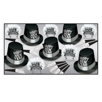 Beistle Tuxedo-Nite New Year's Eve Party Kit for 10 People