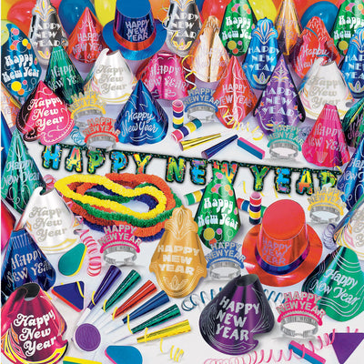 Beistle Centurion New Year's Eve Party Kit for 100 People