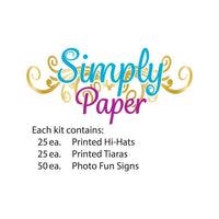 Beistle Simply Paper New Year Assortment for 50