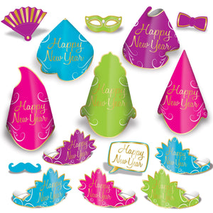 Beistle Simply Paper New Year Assortment for 10