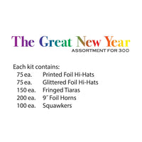 Beistle The Great New Year Assortment for 300