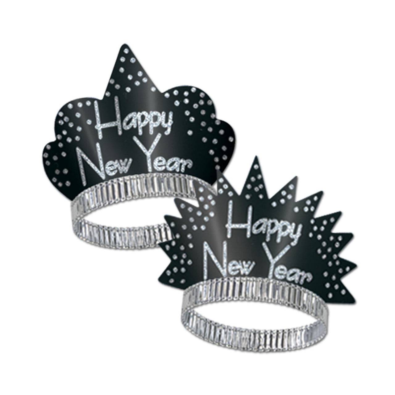 Beistle New Year's Eve Sparkling Silver Tiara