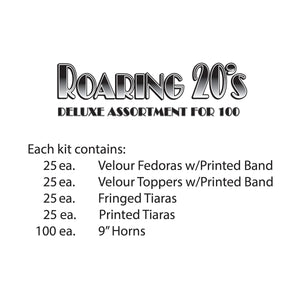 Roaring 20's New Years Eve Party Kit for 100 People