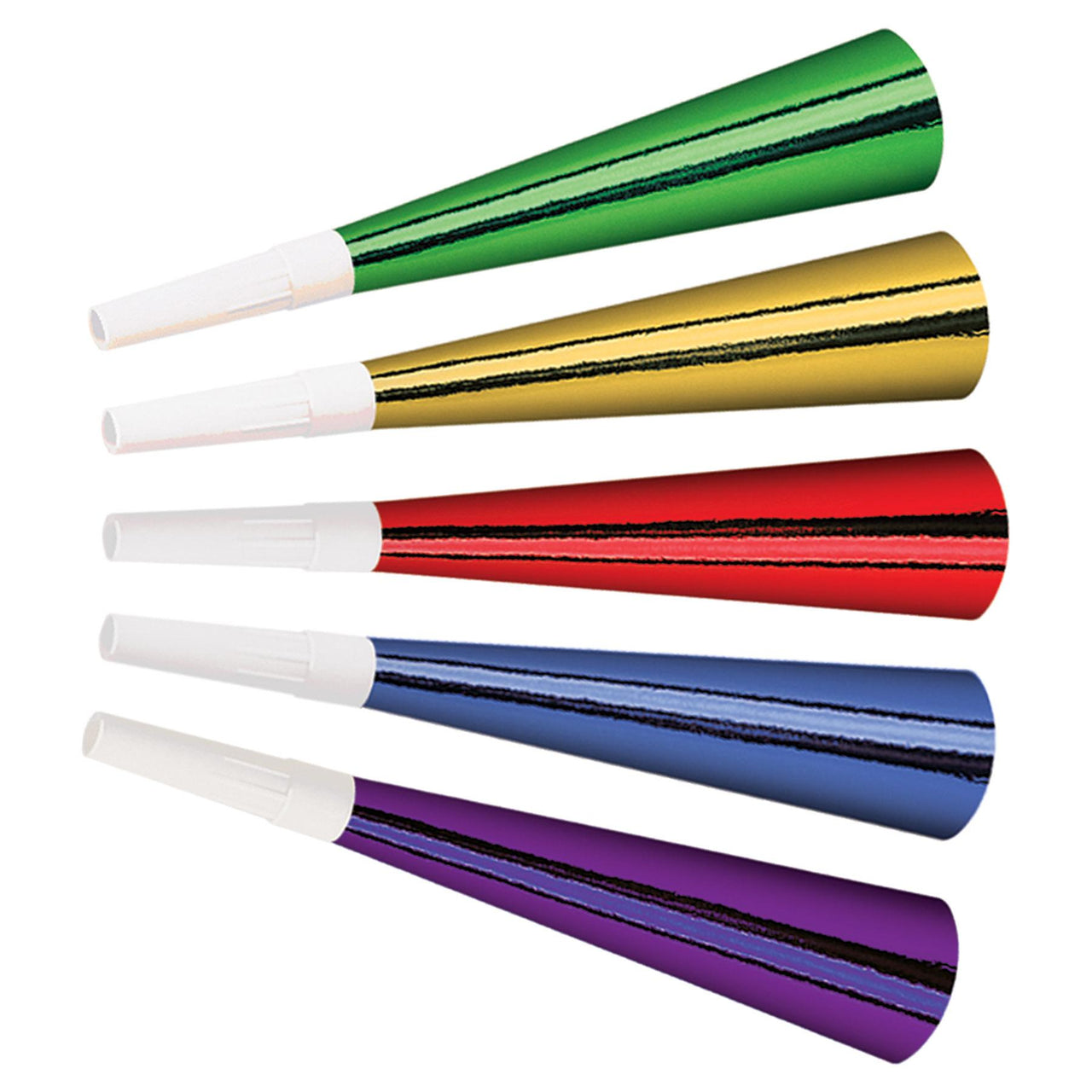 Beistle Foil New Years Party Horns