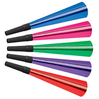 Beistle New Year's Eve Foil Horns