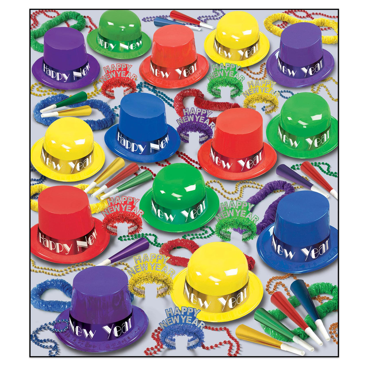 Beistle Showtime New Year's Eve Party Kit for 100 People