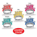 Happy New Year Tiaras - assorted colors