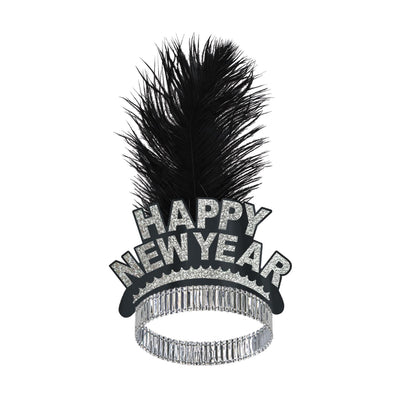 Beistle New Year's Eve Black & Silver Swing Tiara