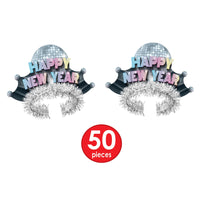 Disco Fever Assortment for 50, party supplies, decorations, The Beistle Company, New Years, Bulk, Holiday Party Supplies, Discount New Years Eve 2017 Party Supplies, 2017 New Year's Eve Party Kits, New Year's Party Kits for 50 People