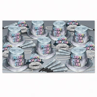 Beistle Disco Fever New Year's Eve Party Kit for 50 People