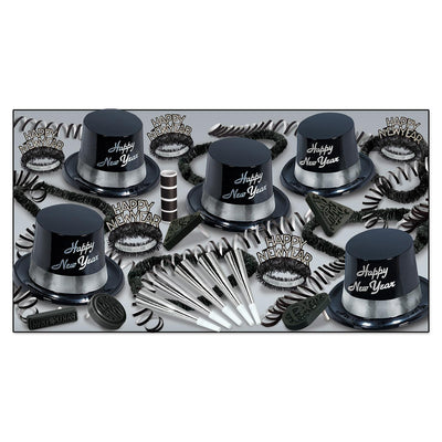 Beistle Silver Legacy Party Kit for 10