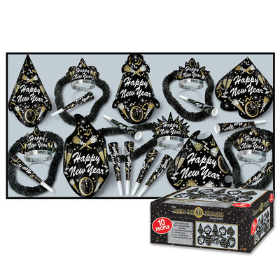 Beistle New Year Tymes Party Kit for 10