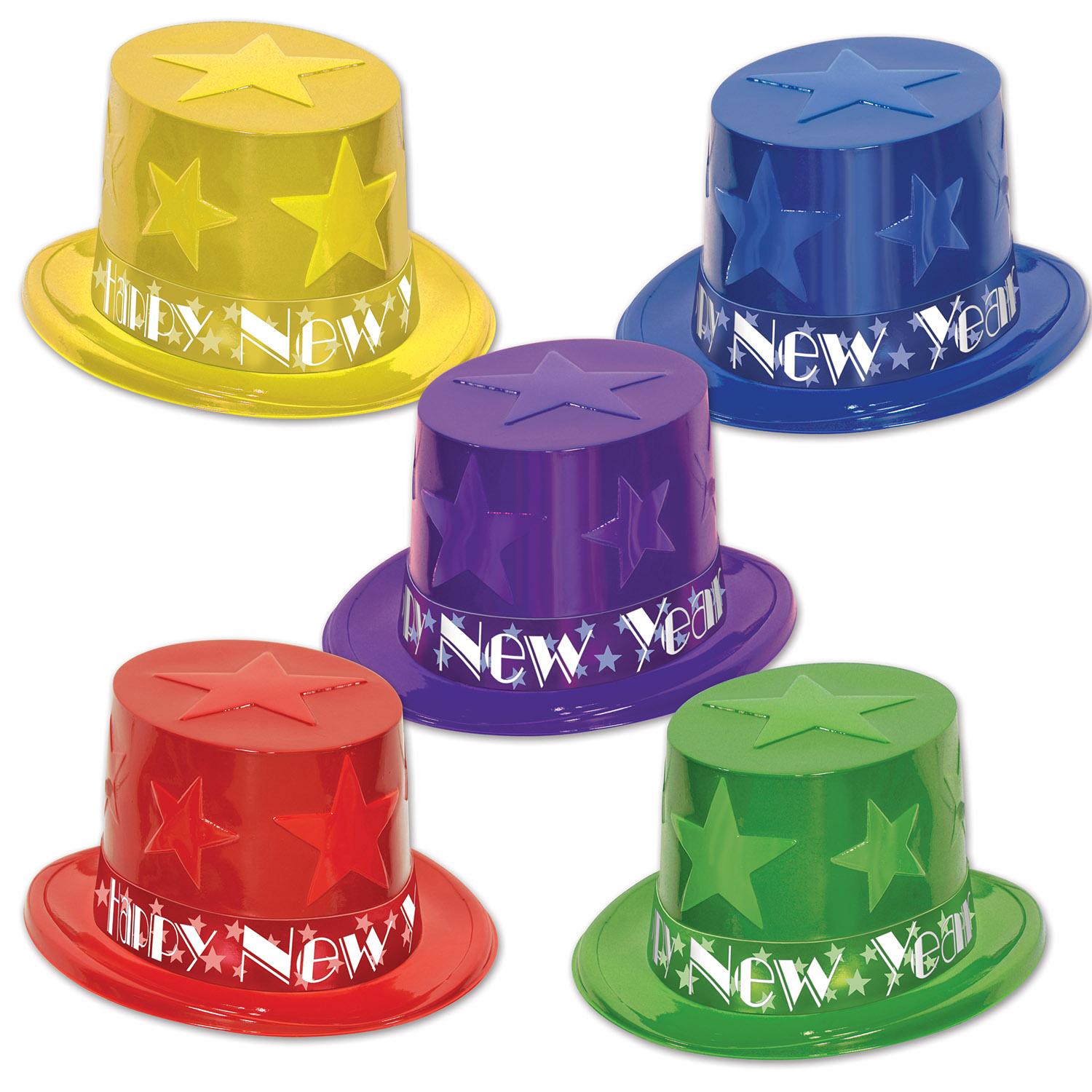 Beistle New Year Star Topper Hats