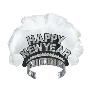 Happy New Year Bird Of Paradise Tiara - black & silver