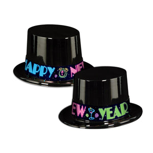 Beistle Neon New Years Party Topper Hat