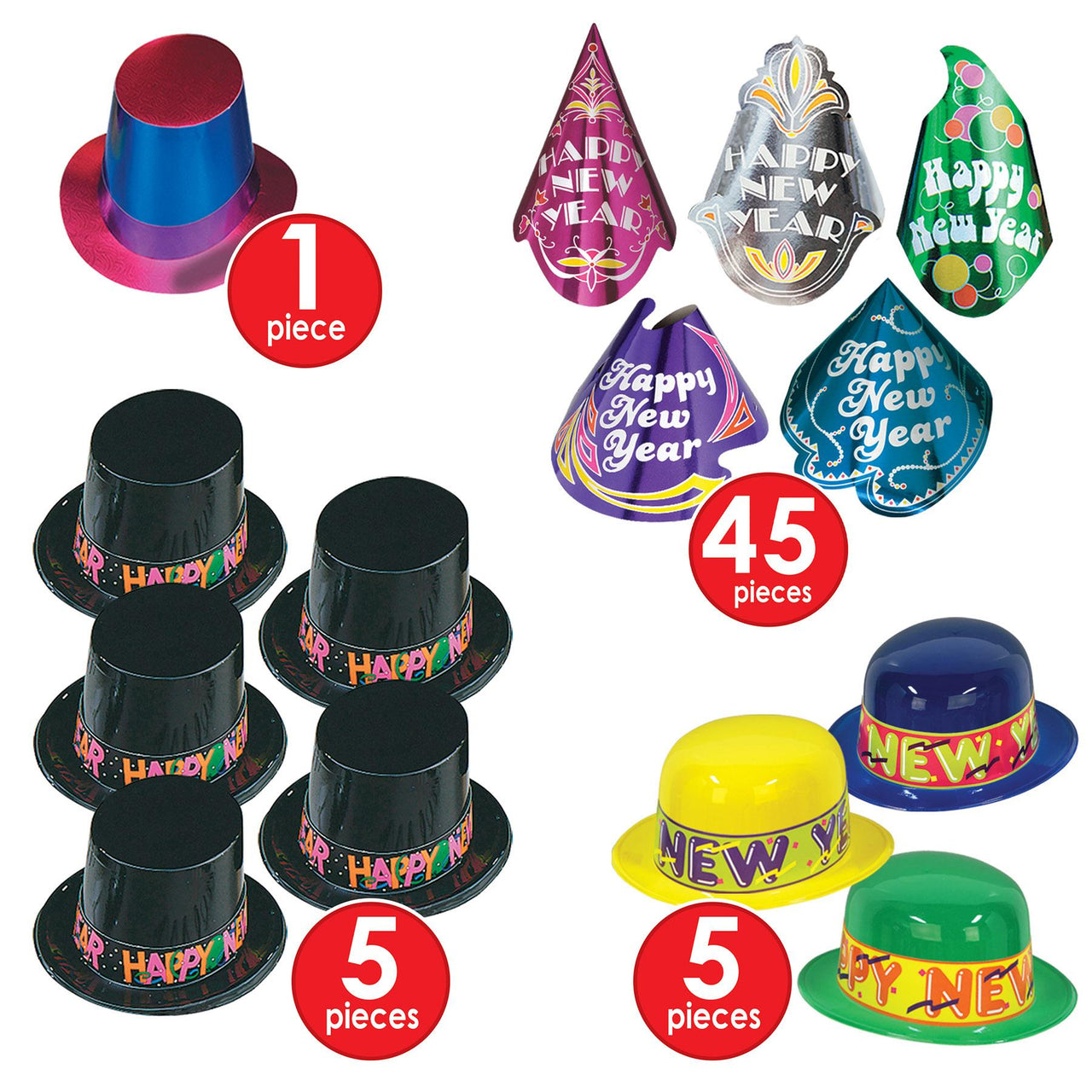 Super Bonanza New Year's Eve Party Kit for 100 People