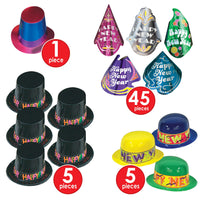 Super Bonanza New Year's Eve Party Kit for 100 People