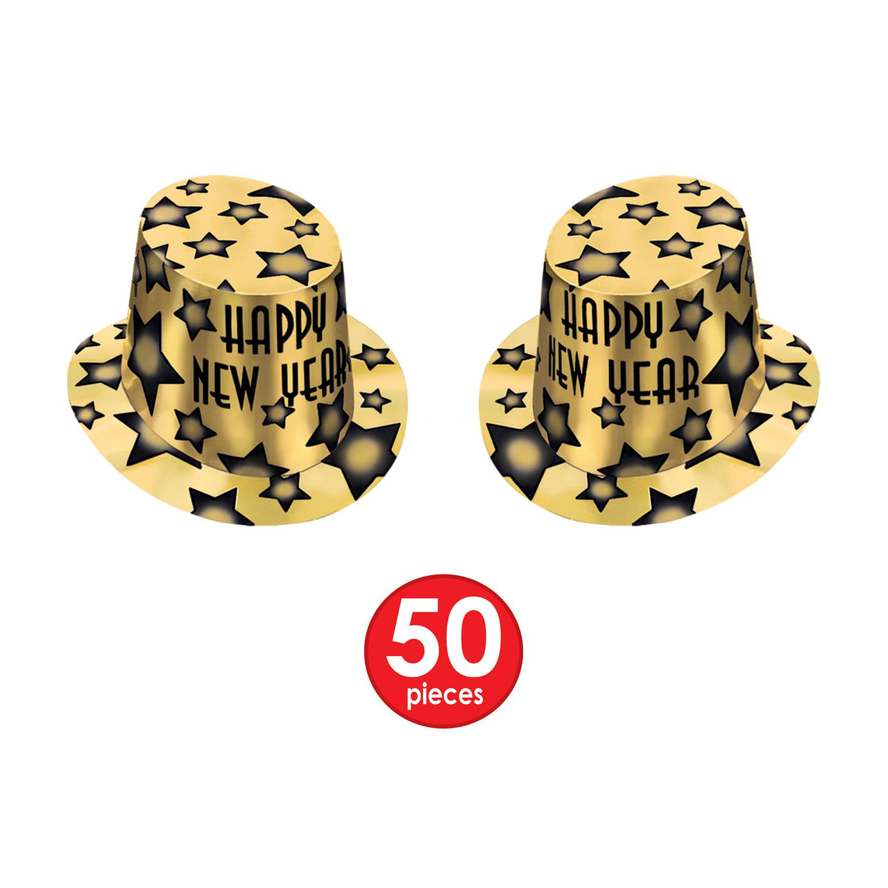 Gem-Star Deluxe Gold New Years Eve Party Kit for 100 People