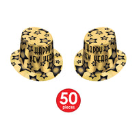 Gem-Star Deluxe Gold New Years Eve Party Kit for 100 People