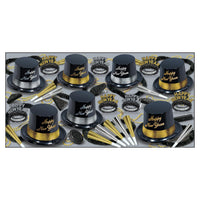 Silver Gold Legacy New Year's Eve Party Kit for 50 People