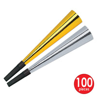 Silver Gold Super Deluxe Assortment for 100, party supplies, decorations, The Beistle Company, New Years, Bulk, Holiday Party Supplies, Discount New Years Eve 2017 Party Supplies, 2017 New Year's Eve Party Kits, New Year's Eve Party Kits for 100 People