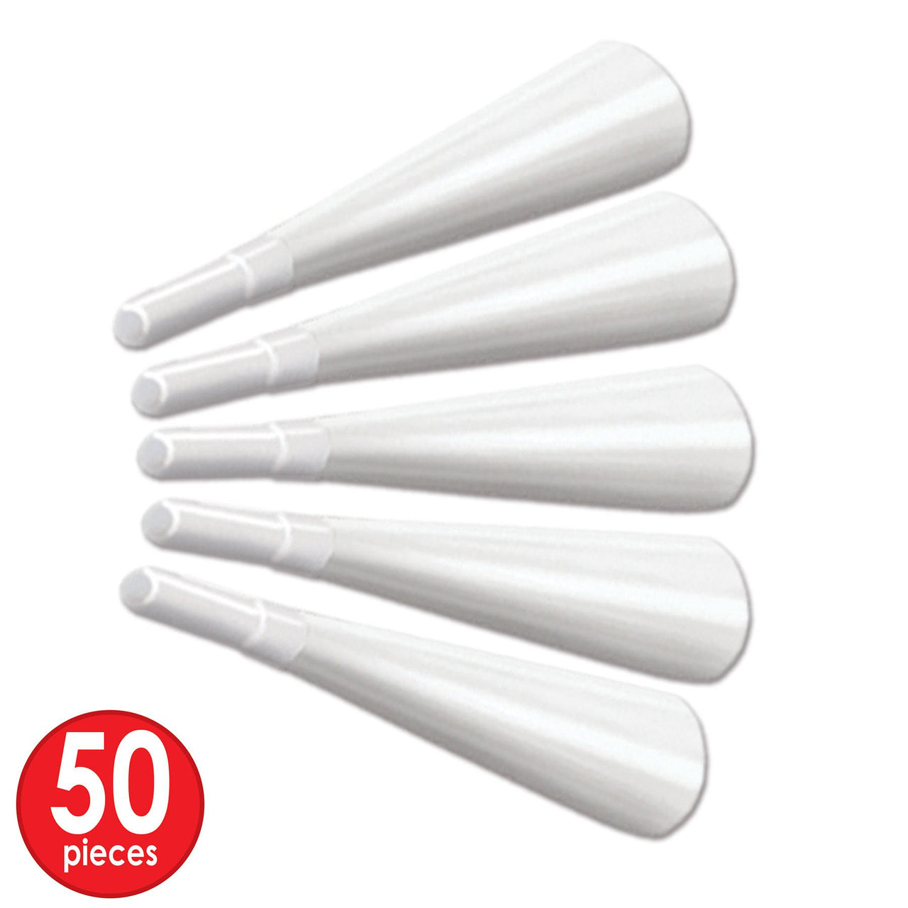 Chairman White Assortment for 50, party supplies, decorations, The Beistle Company, New Years, Bulk, Holiday Party Supplies, Discount New Years Eve 2017 Party Supplies, 2017 New Year's Eve Party Kits, New Year's Party Kits for 50 People