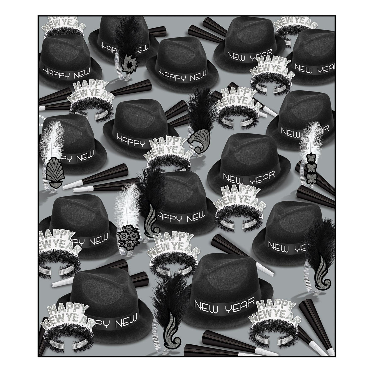 Beistle Chairman New Year's Eve Party Kit for 100 People