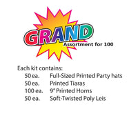 The Grand New Year's Eve Party Kit for 100 People