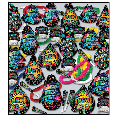 Beistle Grand New Year's Eve Party Kit for 100 People