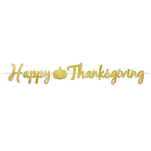 Beistle Foil Happy Thanksgiving Streamer