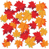 Beistle Thanksgiving Deluxe Fabric Autumn Leaves (48/Pkg)