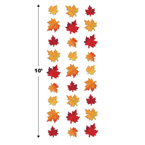 Beistle Deluxe Fabric Autumn Leaves Stringers (Case of 36)