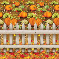Beistle Thanksgiving Pumpkin Patch Backdrop