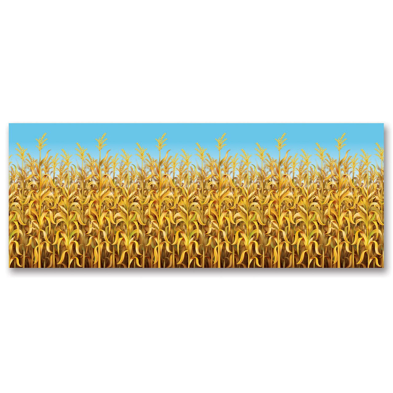 Beistle Thanksgiving Cornstalks Backdrop