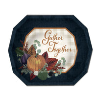 Fall Thanksgiving Dessert Paper Plates 7.5 inch (8/Pkg)