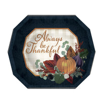 Beistle Fall Thanksgiving Dinner Plates (8/Pkg)