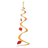 Beistle Thanksgiving Felt Fall Leaf Whirl