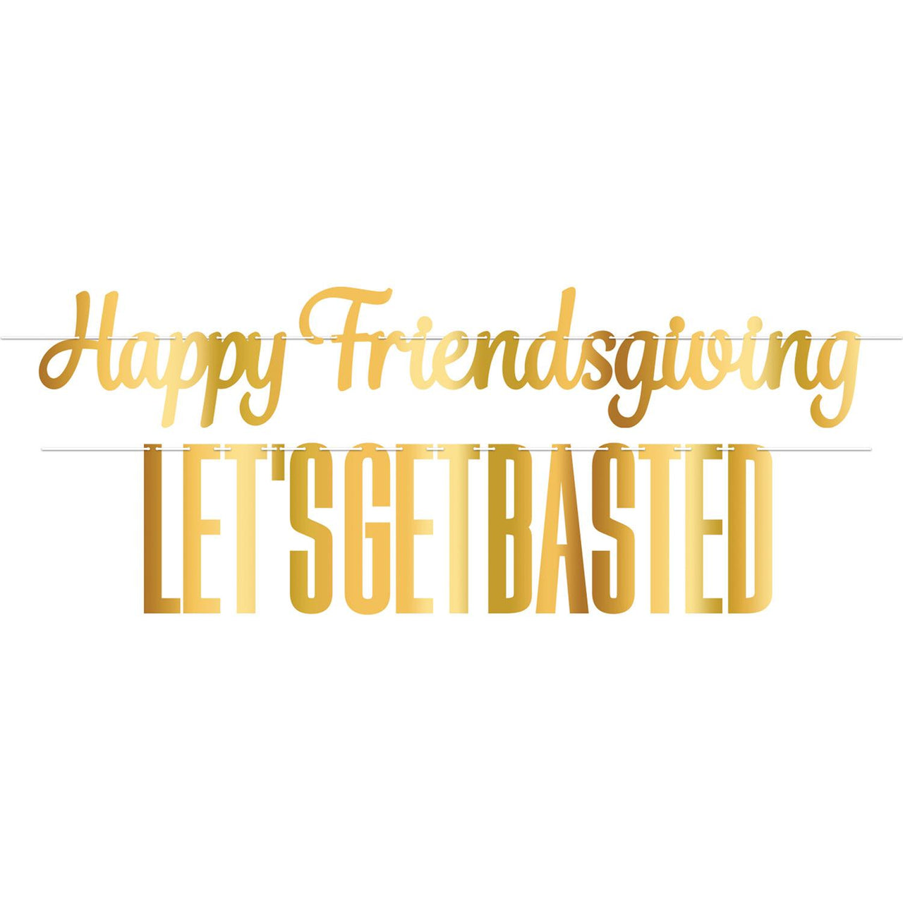 Beistle Foil Friendsgiving Streamer Set