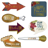 Beistle Foil Friendsgiving Photo Fun Signs (7/Pkg)