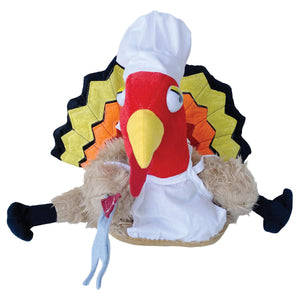 Beistle Thanksgiving Plush Chef Turkey Hat