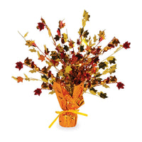 Beistle Thanksgiving Fall Leaves Gleam 'N Burst Centerpiece