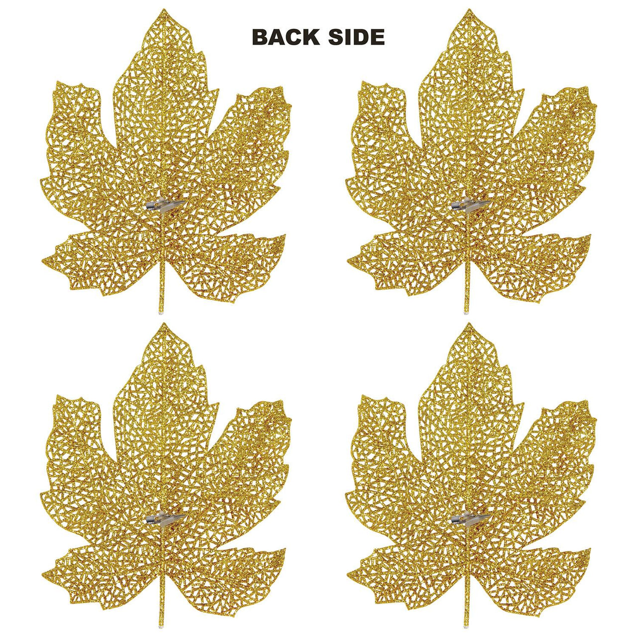 Beistle Glittered Fall Leaves (Case of 48)