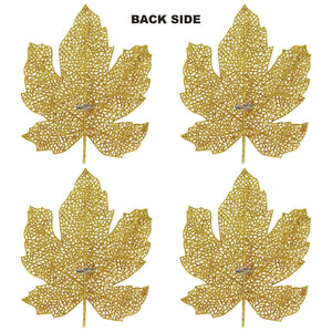Beistle Glittered Fall Leaves (Case of 48)