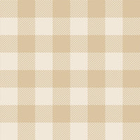 Beistle Plaid Tablecover - Beige & Cream (Case of 12)