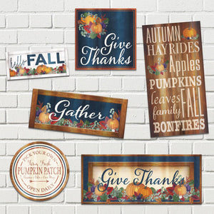 Beistle Foil Fall Thanksgiving Cutouts (Case of 72)