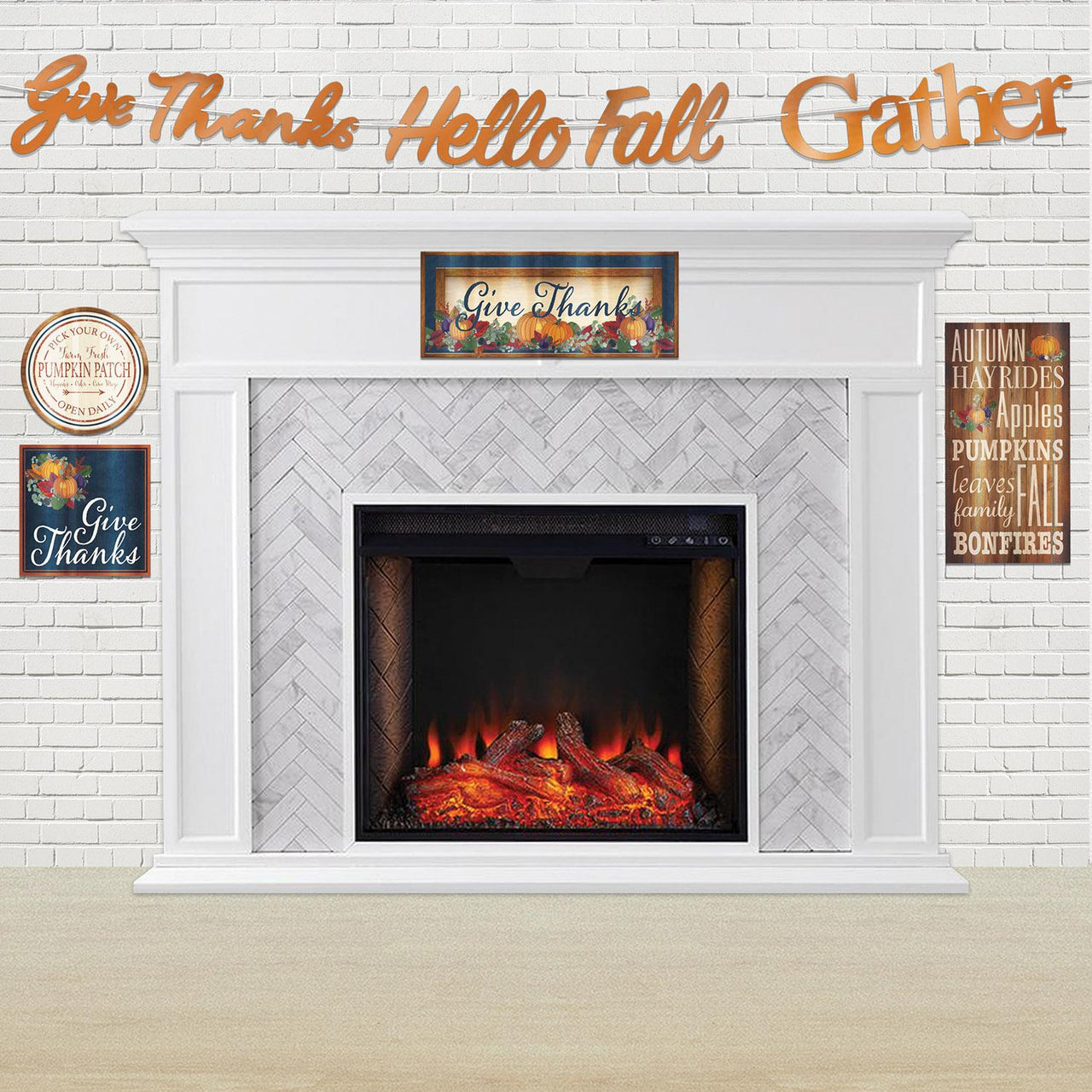 Fall Streamer Designs Foil Fall Thanksgiving Streamer Set | Beistle – Bulk Party Supplies